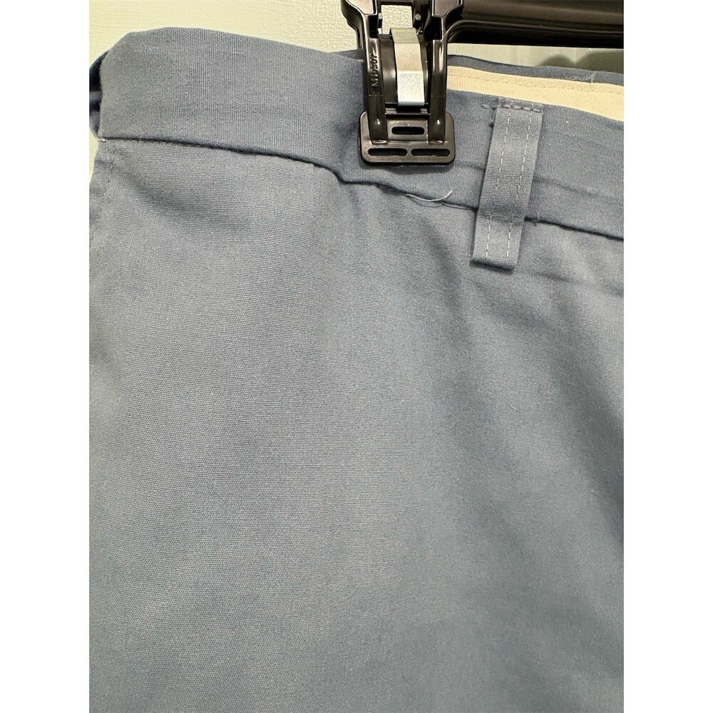 Haggar Dress Pants Mens 36x29 Light Blue Flat Front Straight Leg Slacks - Picture 2 of 7